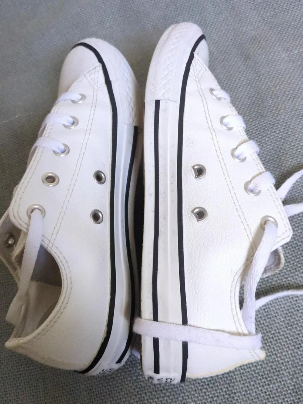 Converse Kids White All Star Low Top Sneakers